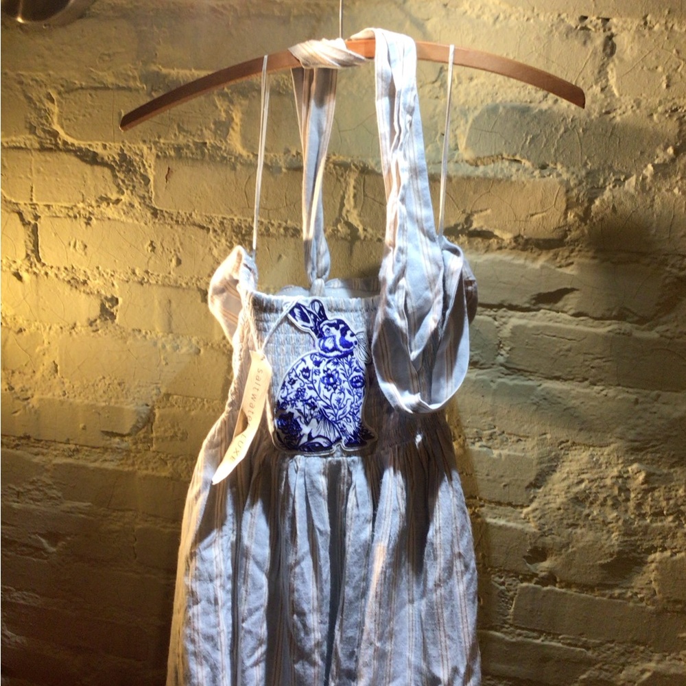 NEW! Spring upcycled Bunny dress